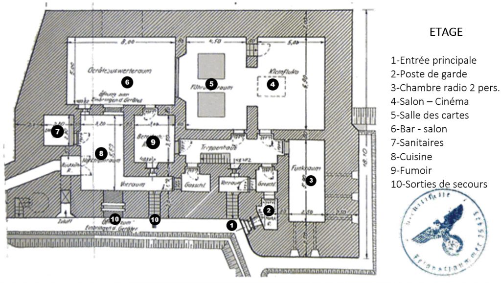 Location bunker en bretagne Plan du Bunker L479 à St PABU 29830. Location bunker en bretagne Plan du Bunker L479 à St PABU 29830.